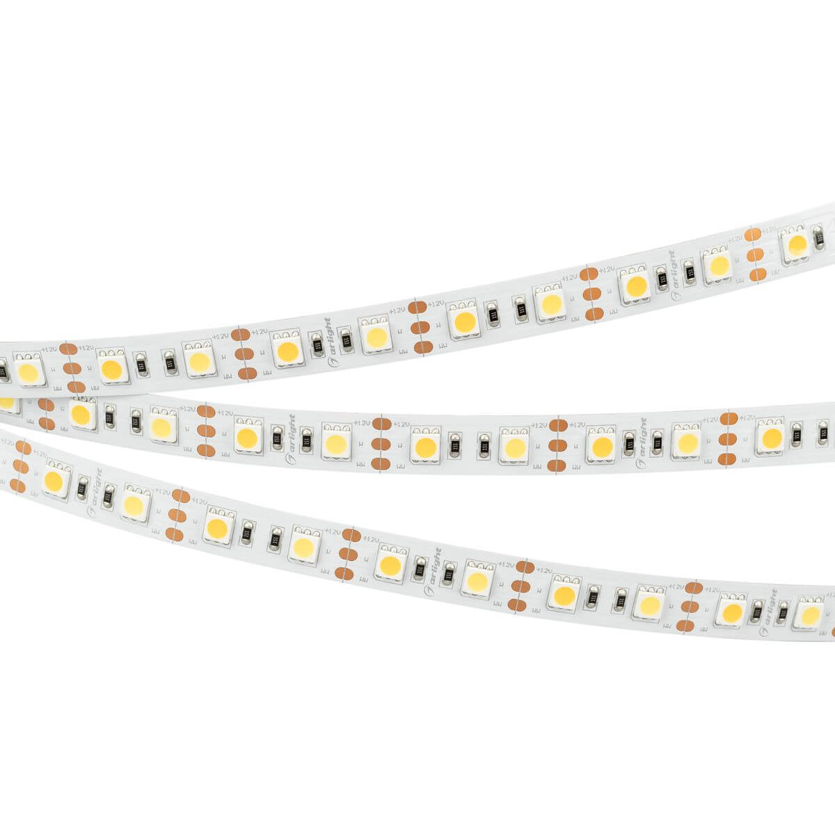 

Светодиодная лента Arlight 14,4W/m 60LED/m 5060SMD теплый/холодный белый 5M RT-B60-12mm 12V White-MIX 011093(2), 011093(2) RT открытая