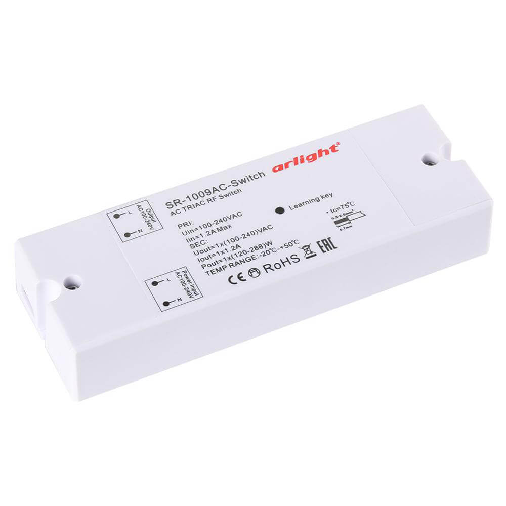 

Контроллер-выключатель Arlight SR-1009AC-Switch 020935, Белый, 020935