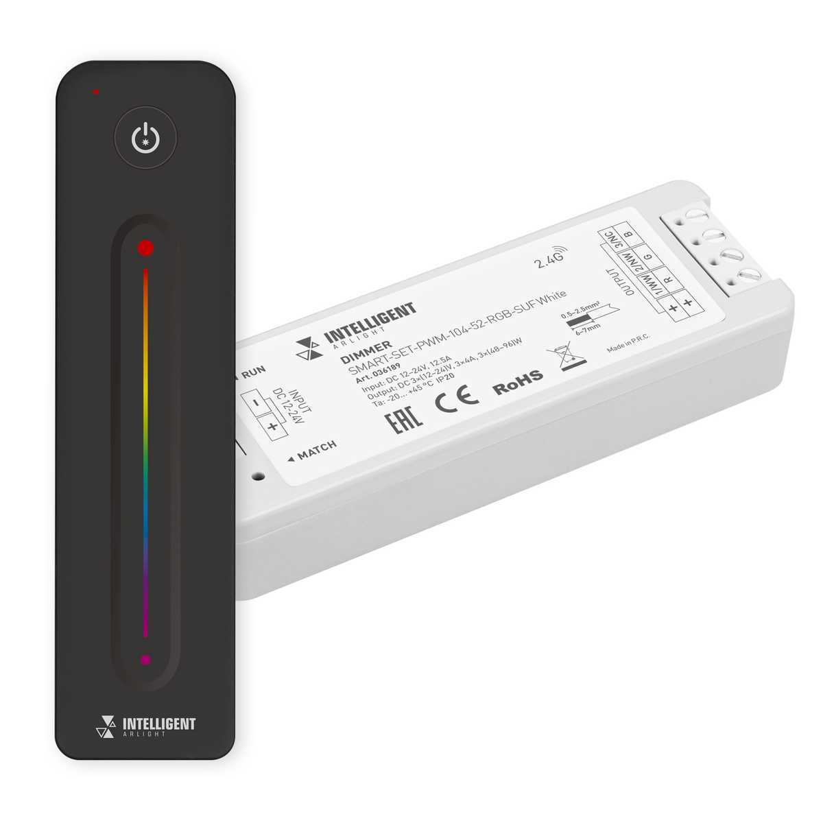 

Диммер Arlight Smart-Set-PWM-104-52-Rgb-Suf White 036189, Белый, 036189
