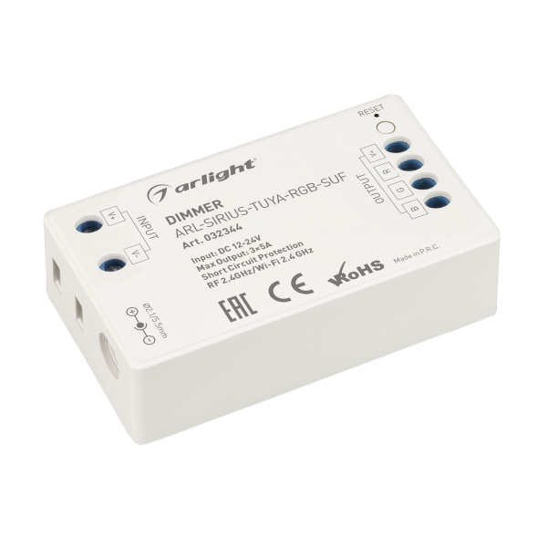

Диммер Arlight ARL-Sirius-Tuya-RGB-Suf 032344, Белый, 032344 Sirius [2.4G]