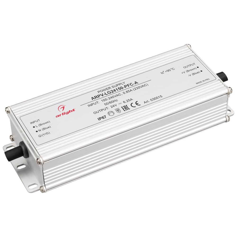 

Блок питания Arlight ARPV-LG24150-PFC-A 24V 150W IP67 6,25A 030015, Серый, 030015 ARPV-LG-PFC-A