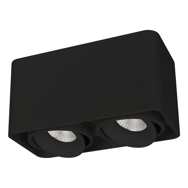 

Потолочный светодиодный светильник Arlight SP-Cubus-S195x100-2x8W Warm3000 036057, Черный, 036057 SP-Cubus