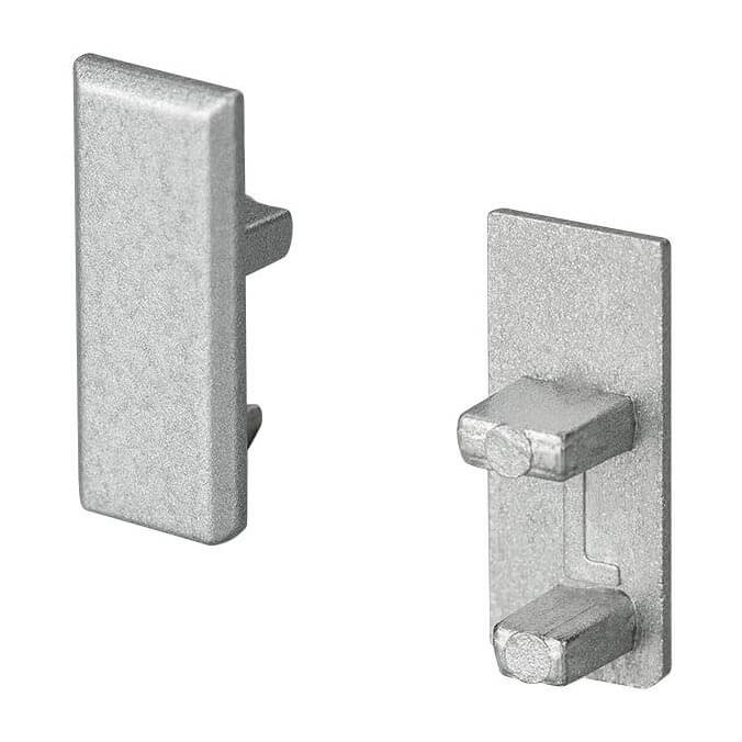 

Заглушка Arlight Alu-Nano глухая левая 021943, Серый, 021943 Alu-Nano