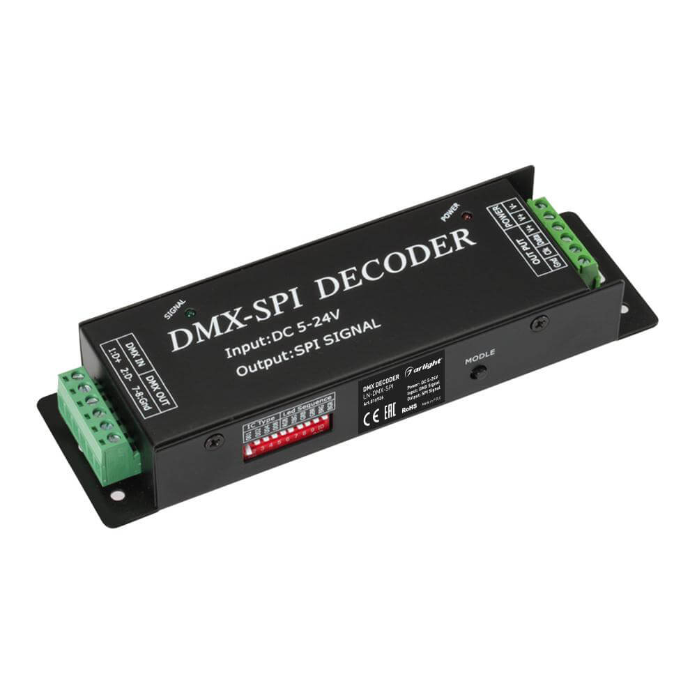 

Декодер Arlight LN-DMX-SPI 016926, Черный, 016926