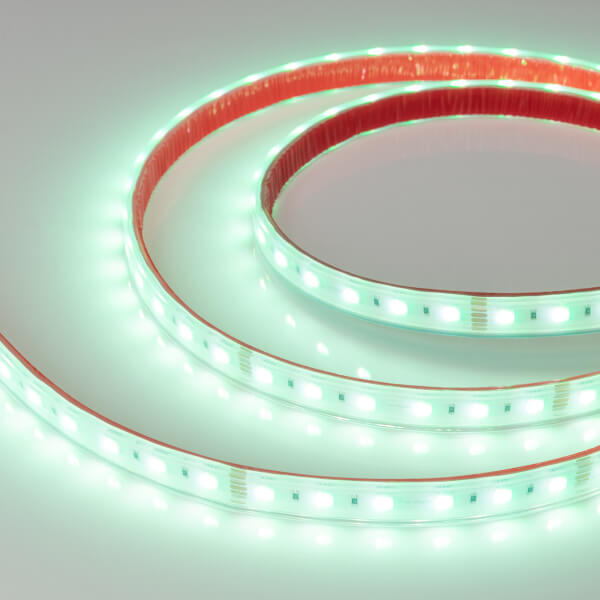 

Светодиодная влагозащищенная лента Arlight 19,2W/m 60LED/m 5060SMD разноцветный/холодный белый 5M 034186, 034186 RTW герметичная