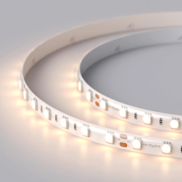 

Светодиодная влагозащищенная лента Arlight 14,4W/m 60LED/m 5060SMD теплый белый 5M 015279(2), 015279(2) RTW герметичная
