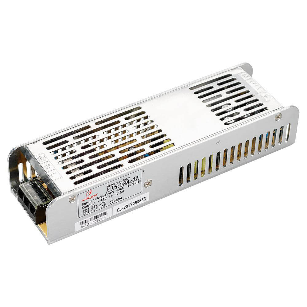 

Блок питания Arlight HTS-150L 12V 150W IP20 12,5A 020824, Серый, 020824