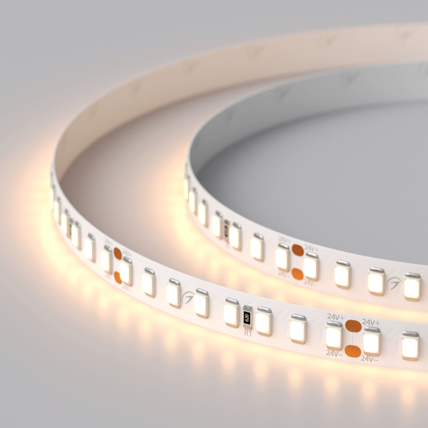 

Светодиодная лента Arlight 12W/m 160LED/m 2835SMD теплый белый 5M 024539(2), 024539(2) RT-A160