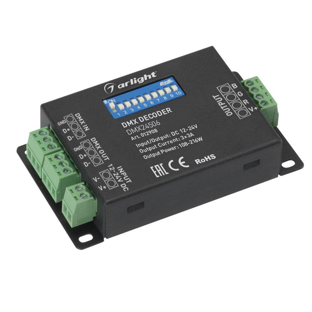 

Декодер Arlight DMX24506 012908, Черный, 012908