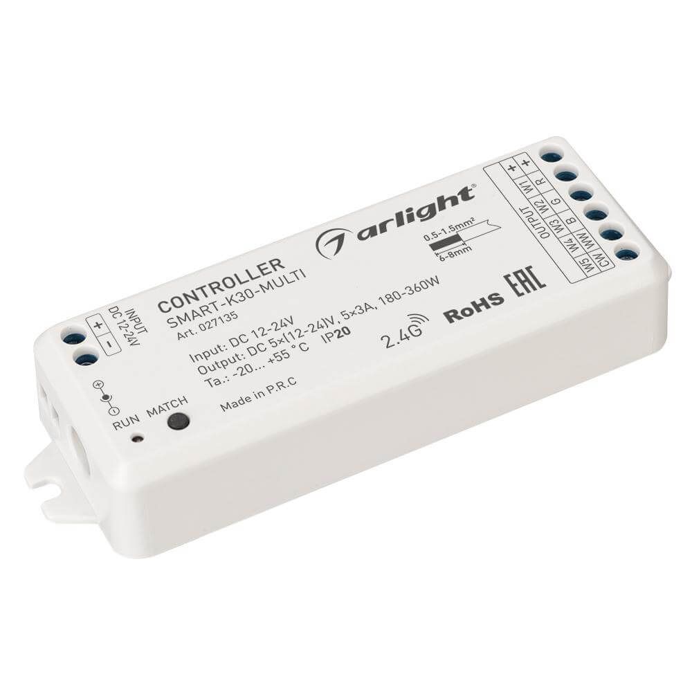 

Контроллер Arlight Smart-K30-Multi 027135, Белый, 027135