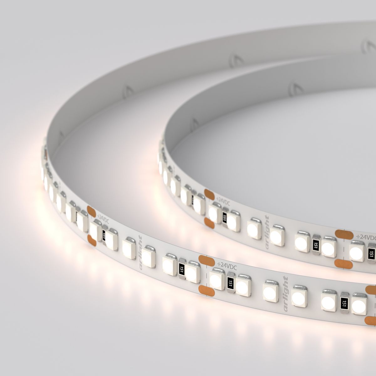 

Светодиодная лента Arlight 14,4W/m 180LED/m 3528SMD теплый белый 5M RT-A180-8mm 24V Warm2700 017419(1), 017419(1) RT открытая