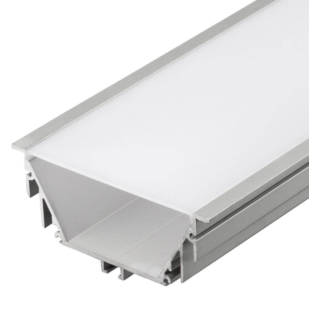 

Профиль с рассеивателем Arlight ALU-POWER-RW80F-2000 ANOD+FROST 016472, Серый, 016472