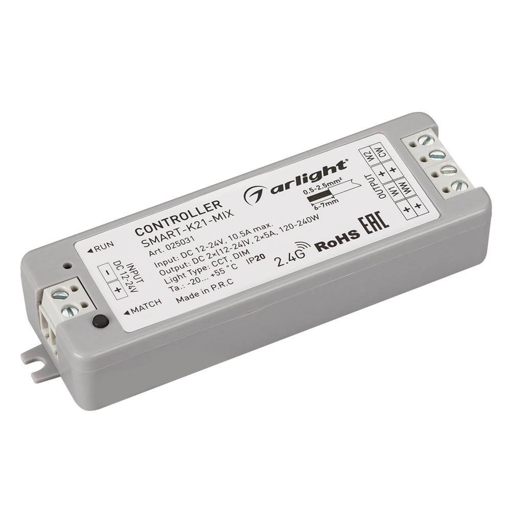 

Контроллер Arlight Smart-K21-MIX 025031, Серый, 025031 Smart-K