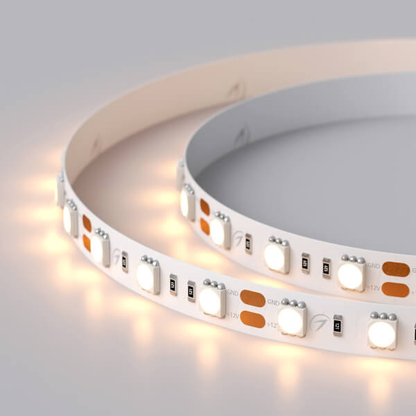 

Светодиодная лента Arlight 14,4W/m 60LED/m 5060SMD теплый белый 5M 012349(2), 012349(2) RT открытая