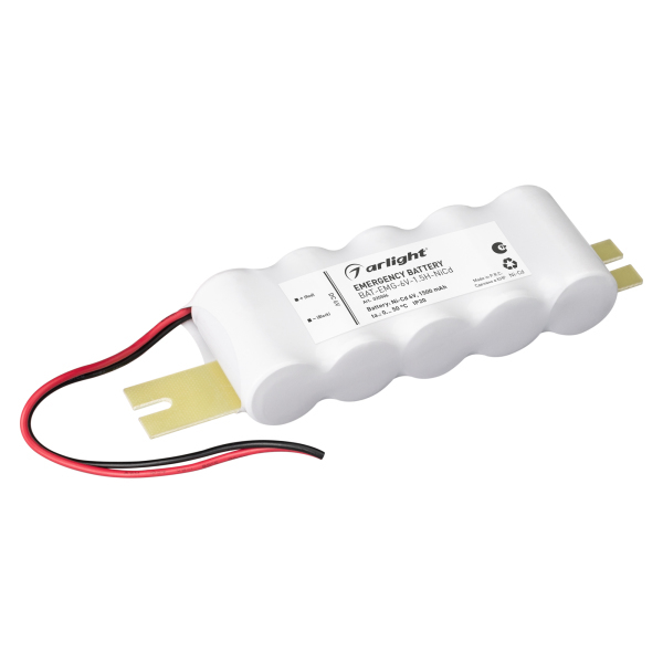 

Аккумуляторная батарея Arlight BAT-EMG-6V-1.5H-NiCd 035506, Белый, 035506 BAT-EMG-6V
