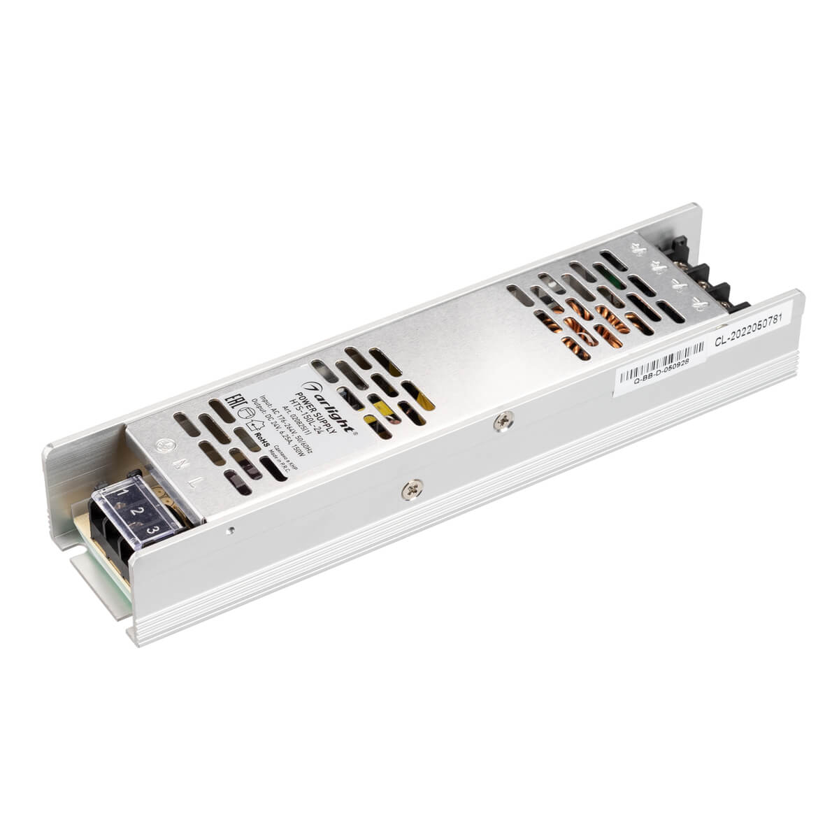 

Блок питания Arlight HTS-150L-24 150W 24V 020825(1), Хром, 020825(1)