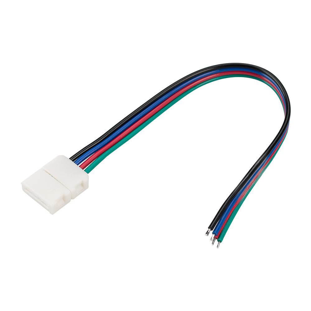 

Коннектор выводной Arlight FIX-RGB-10mm-150mm-X1 (4-pin) 023952, Белый, 023952