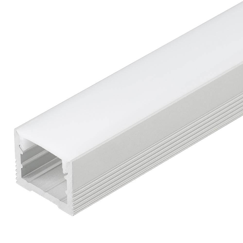 

Профиль с рассеивателем Arlight SL-SLIM-H13M-2500 ANOD+OPAL 025869, Серый, 025869