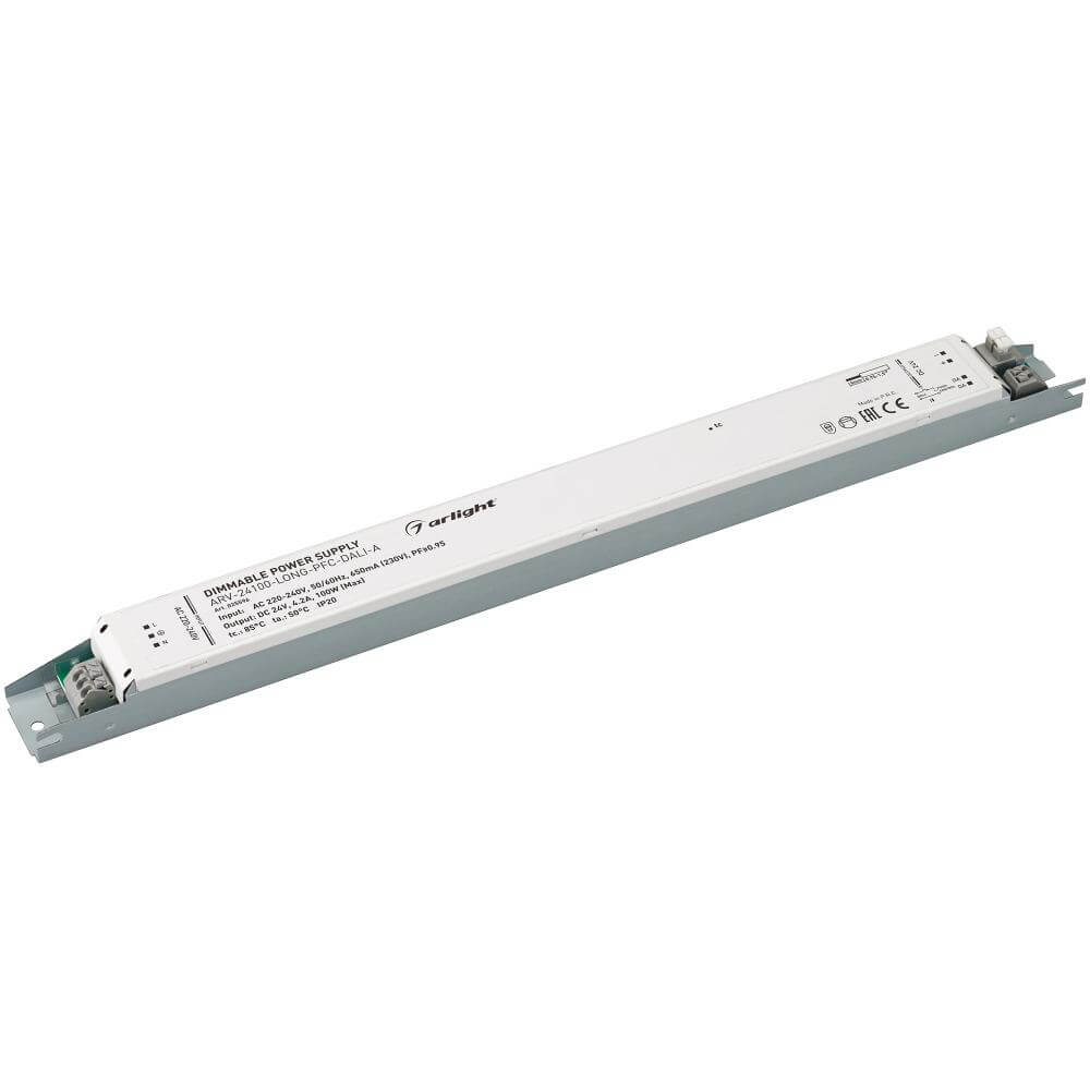 

Блок питания Arlight, Серый, 025596 ARV-24-Long-PFC-Dali (Диммирование)