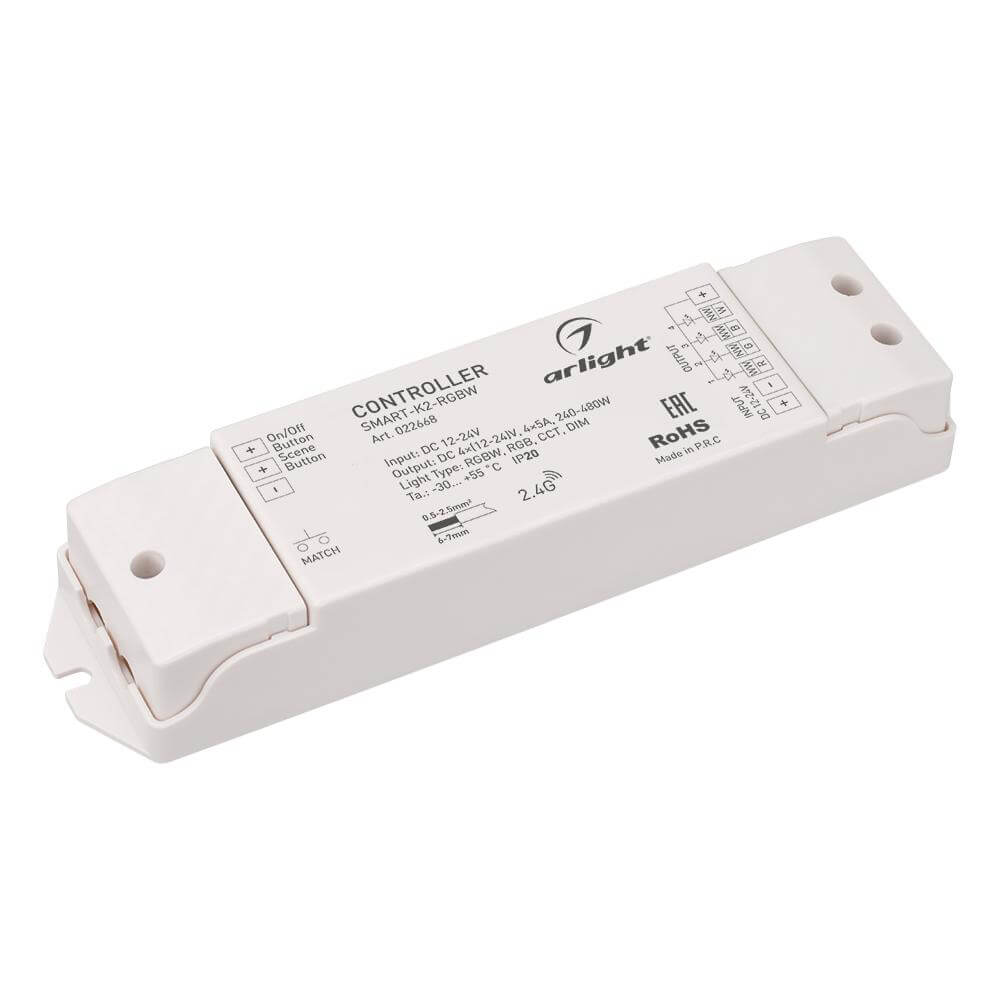 

Контроллер Arlight Smart-K2-RGBW 022668, Белый, 022668