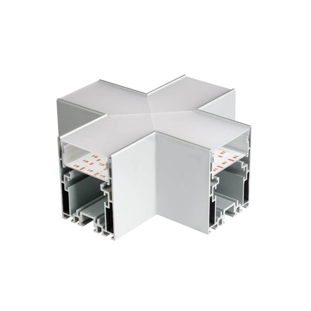 

Коннектор X-образный Arlight S2-Line-5470-X90 крестовой 021258, Серый, 021258 S2-Line