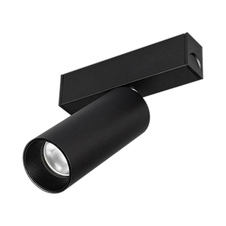 

Трековый светодиодный светильник для магнитного шинопровода Arlight Mag-Spot-25-R90-9W Day4000 033240, Черный, 033240 MAG-25