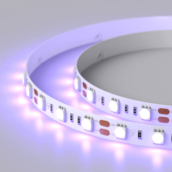 

Светодиодная лента Arlight 14,4W/m 60LED/m 5060SMD ультрафиолет 5M 012815(2), Белый, 012815(2) RT открытая