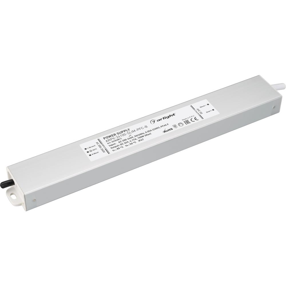 

Блок питания Arlight ARPV-24100-Slim-PFC-B 24V 100W IP66 4,17A 023538(1), Серый, 023538(1) ARPV-Slim-PFC-B
