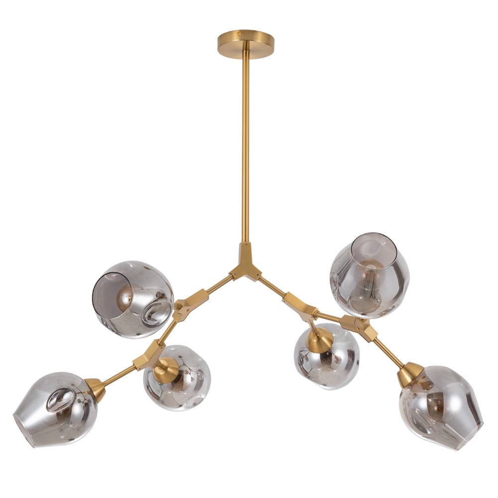 

Подвесная люстра Arte Lamp Yuka A4103SP-6PB, Дымчатый, A4103SP-6PB Yuka