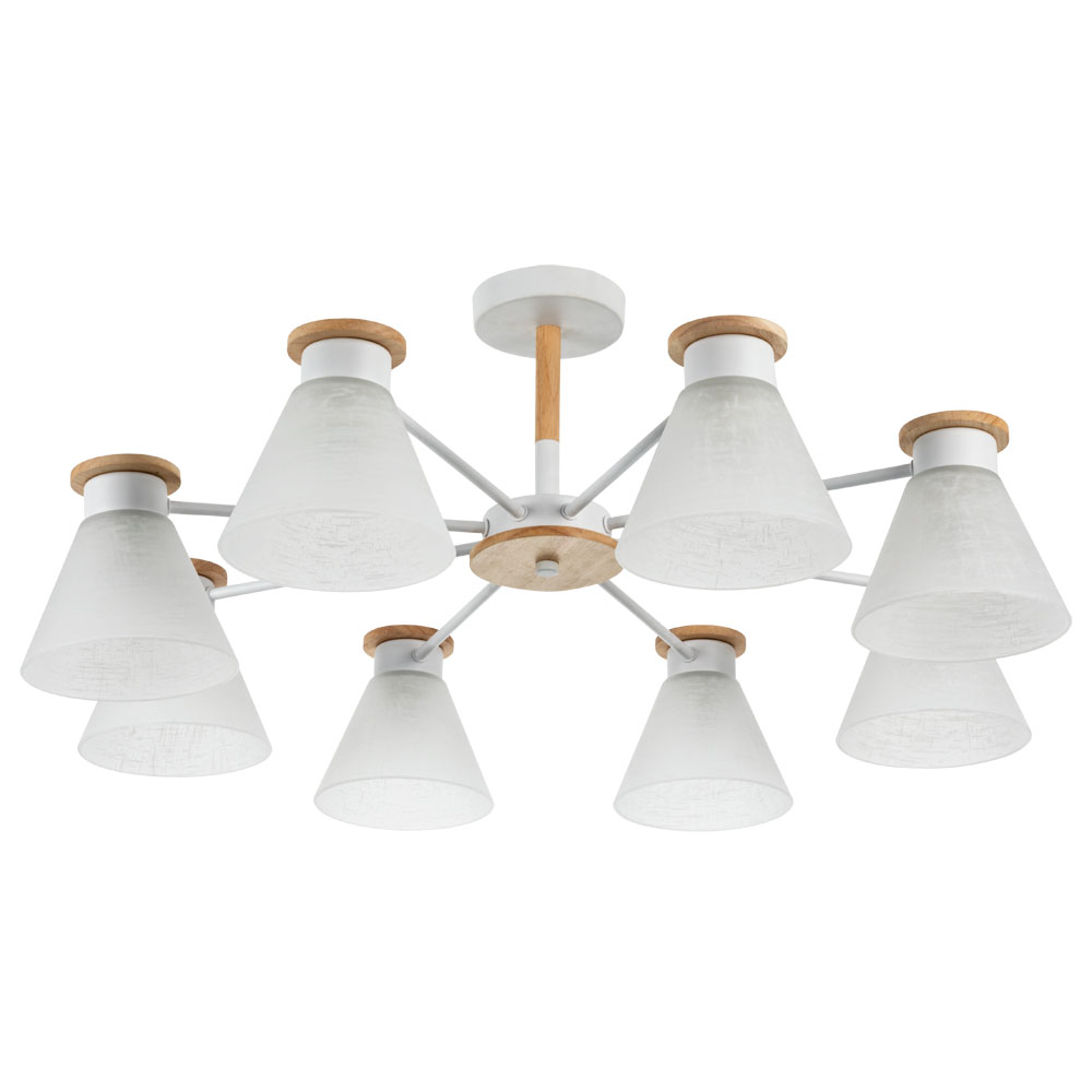 

Потолочная люстра Arte Lamp Tyler A1031PL-8WH, Белый, A1031PL-8WH Tyler