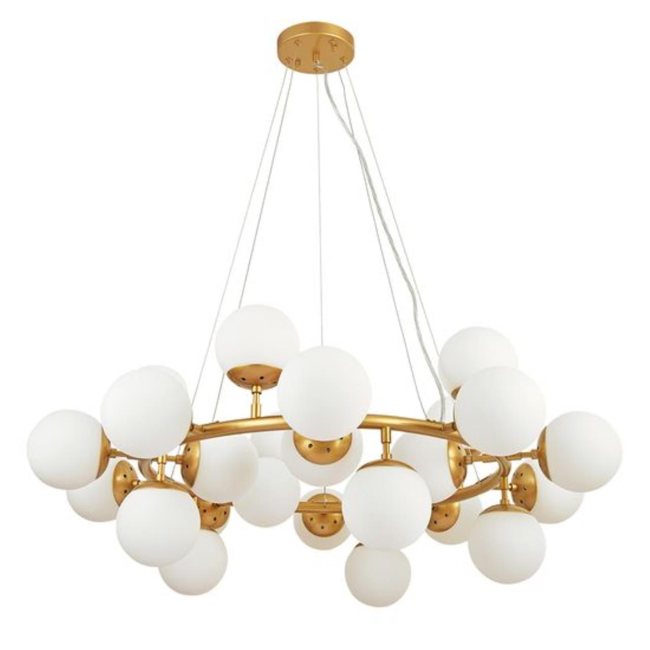 

Подвесная люстра Arte Lamp Bolla A1664SP-25GO, Белый, A1664SP-25GO Bolla