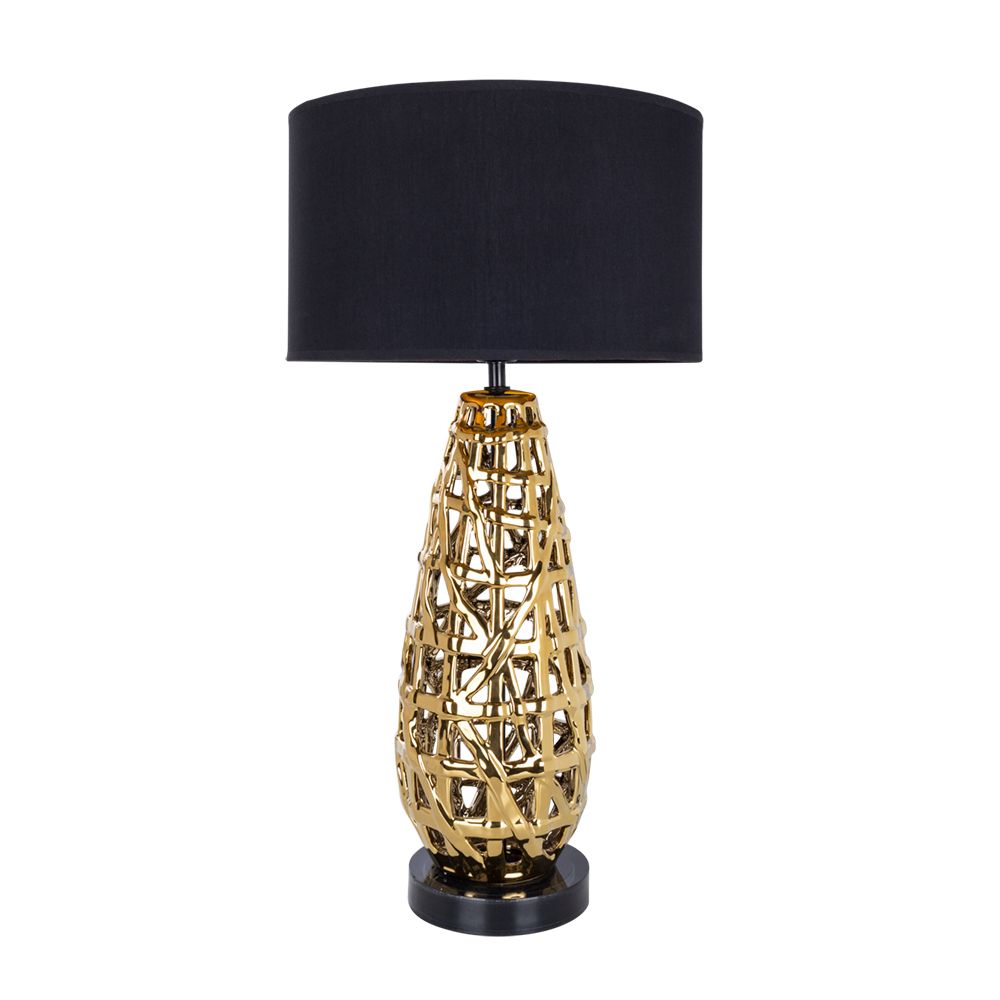 

Настольная лампа Arte Lamp Taiyi A4002LT-1GO, Черный, A4002LT-1GO Taiyi