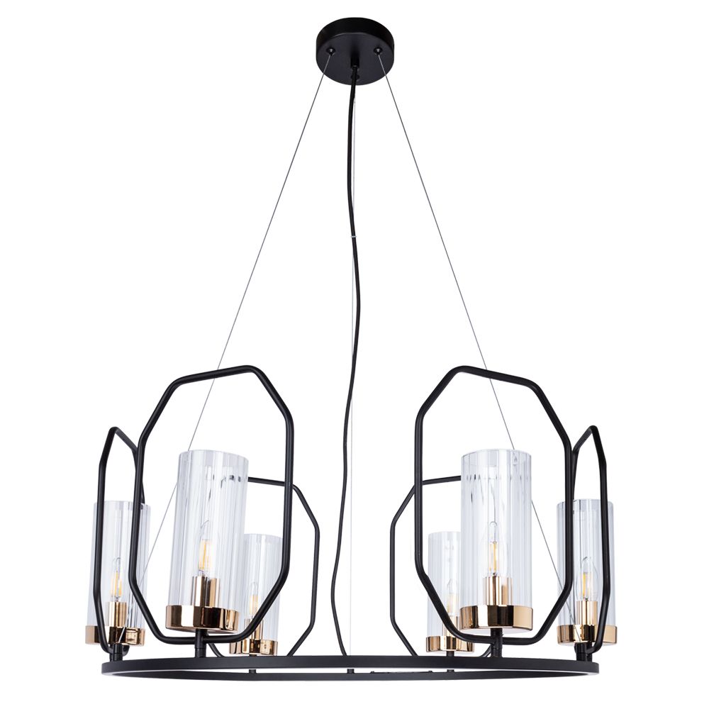 

Подвесная люстра Arte Lamp Celaeno A7004SP-6BK, Черный, A7004SP-6BK Celaeno