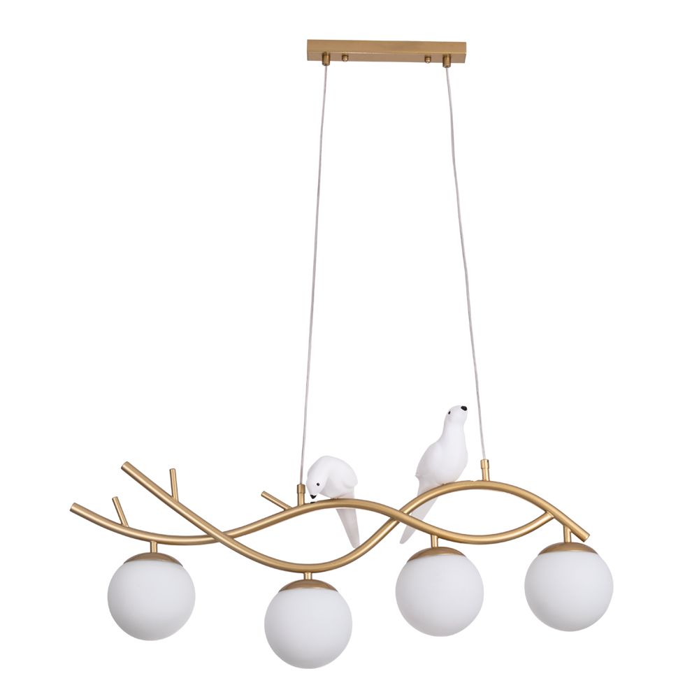 

Подвесная люстра Arte Lamp Eltanin A3422SP-4GO, Белый, A3422SP-4GO Eltanin