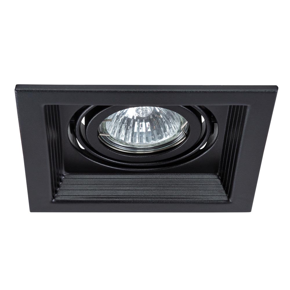 

Встраиваемый светильник Arte Lamp Canis A6661PL-1BK, Черный, A6661PL-1BK Canis