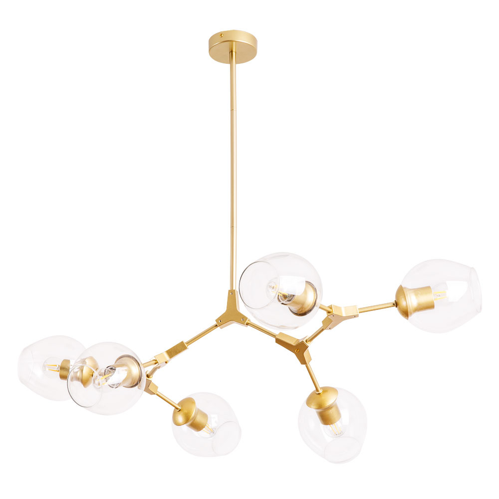 

Подвесная люстра Arte Lamp Yuka A4103SP-6GO, Золотой, A4103SP-6GO Yuka