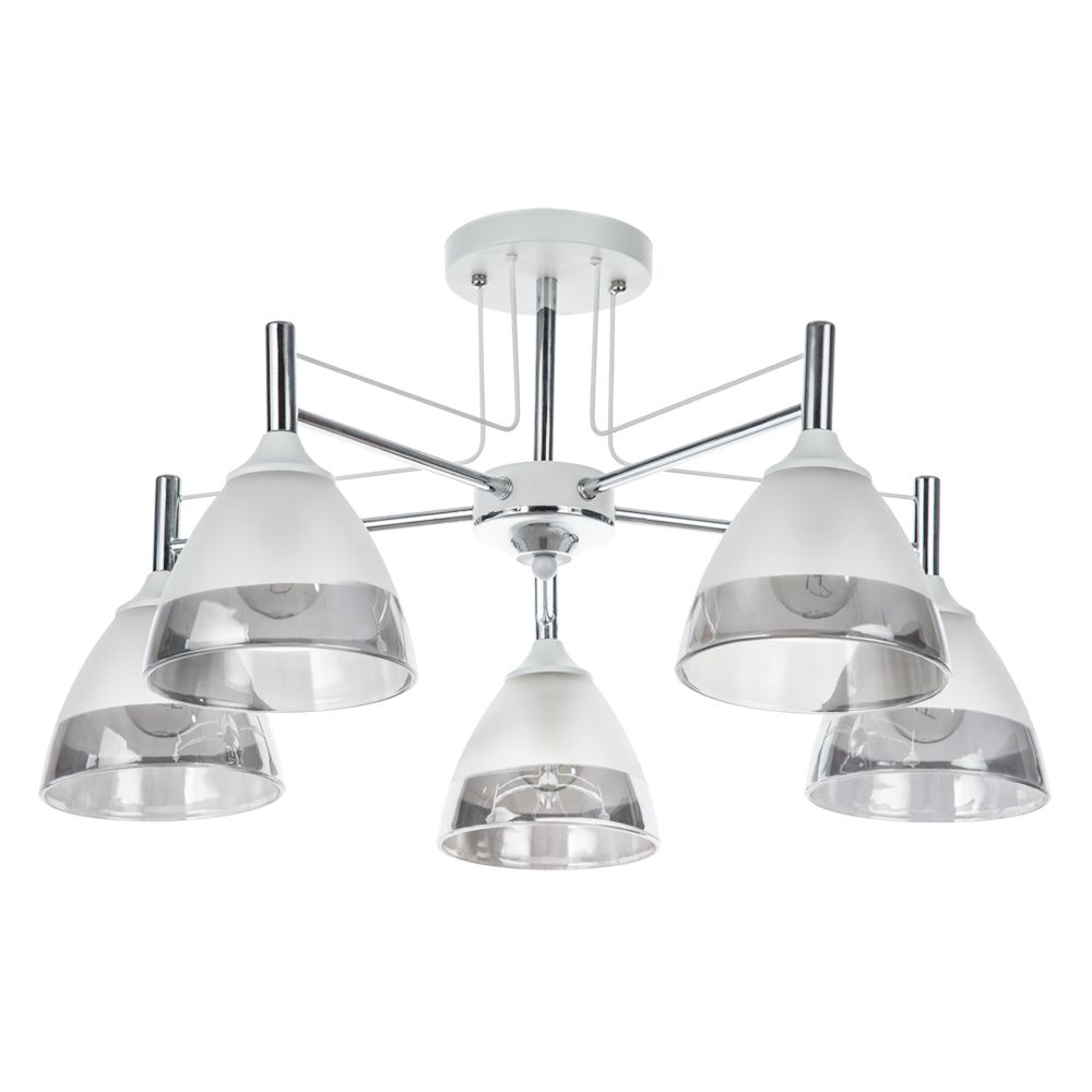 

Потолочная люстра Arte Lamp Fiamma A3521PL-5CC, Белый, A3521PL-5CC Fiamma
