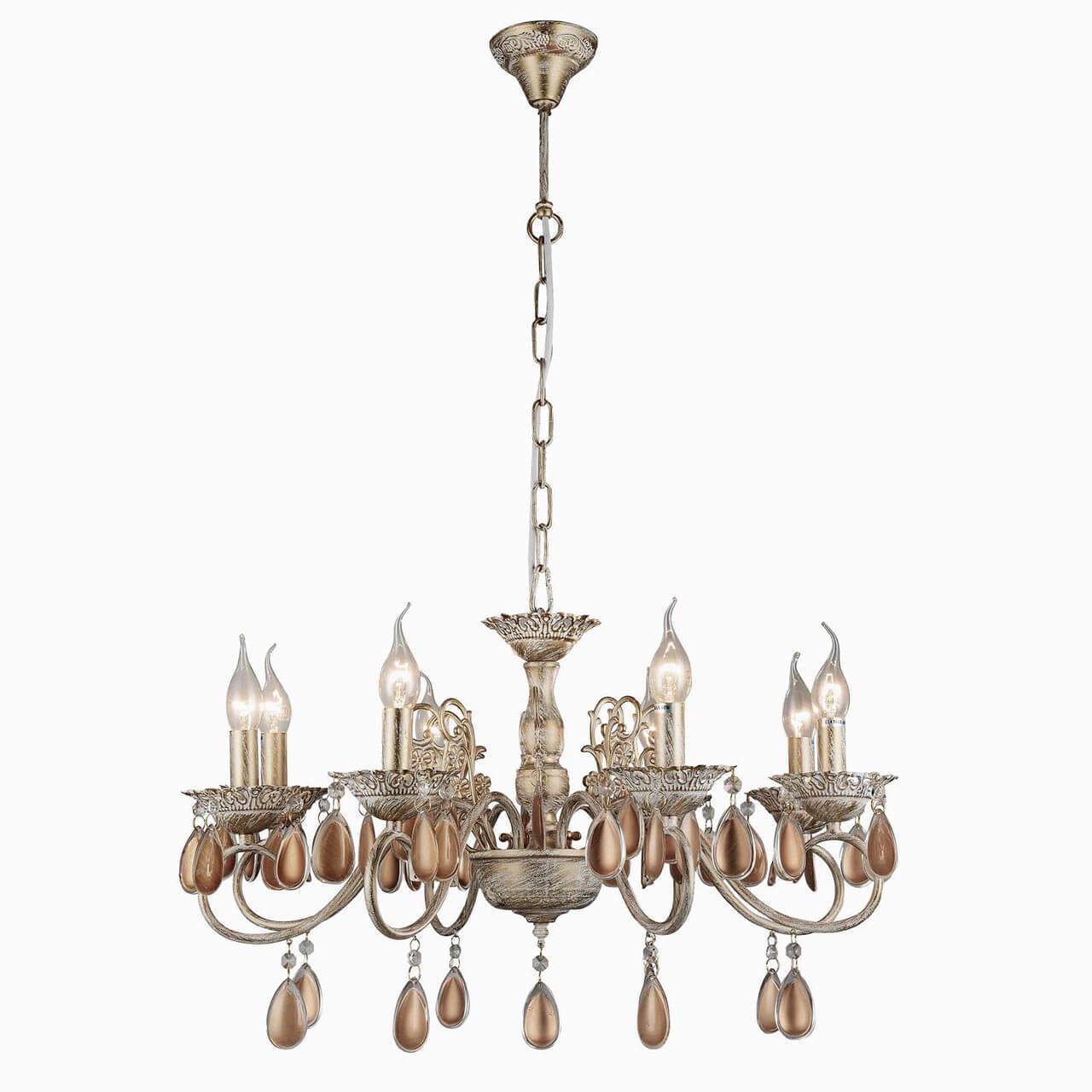 

Люстра Arte Lamp, Золото, A5676LM-8WG Ciondolo