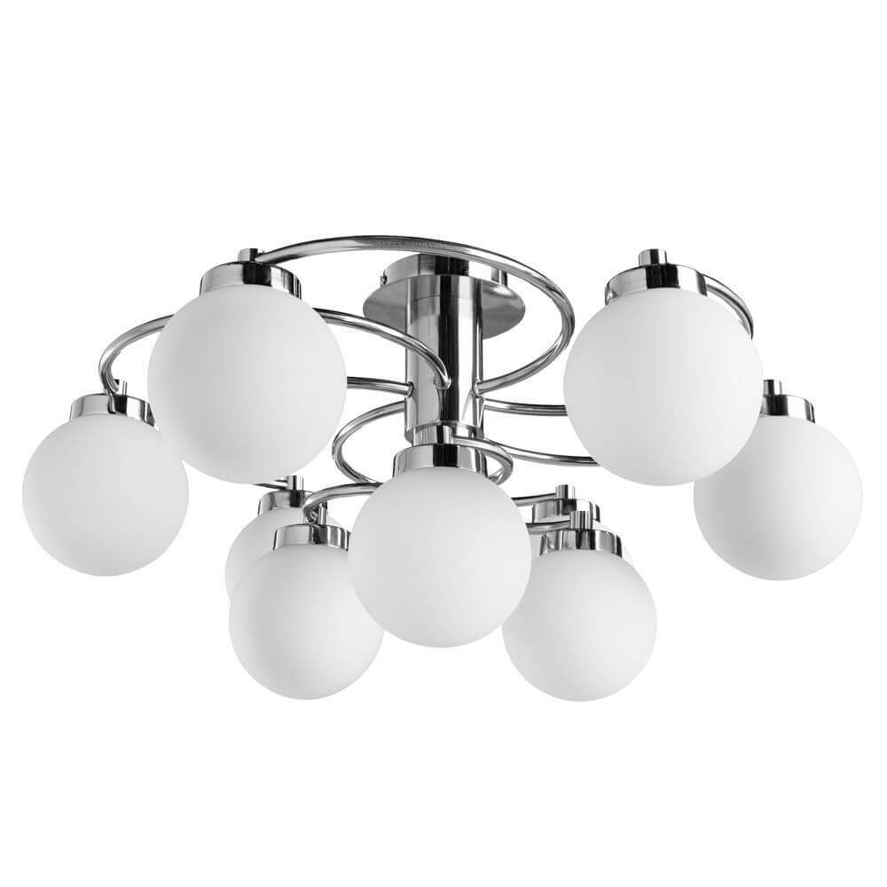 

Потолочная люстра Arte Lamp Cloud A8170PL-9SS, Белый, A8170PL-9SS Cloud