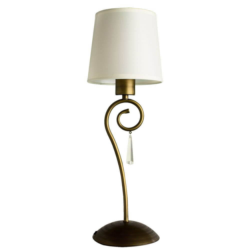 

Настольная лампа Arte Lamp, Белый, A9239LT-1BR Carolina