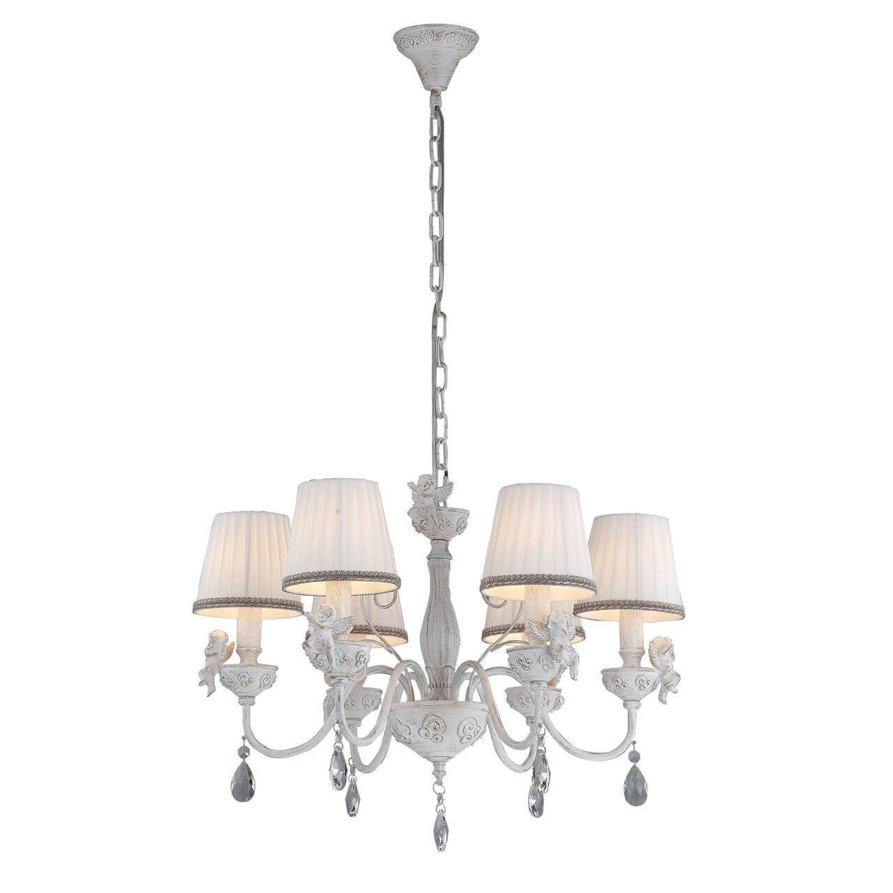 

Подвесная люстра Arte Lamp Сherubino A5656LM-6WG, Белый, A5656LM-6WG Сherubino