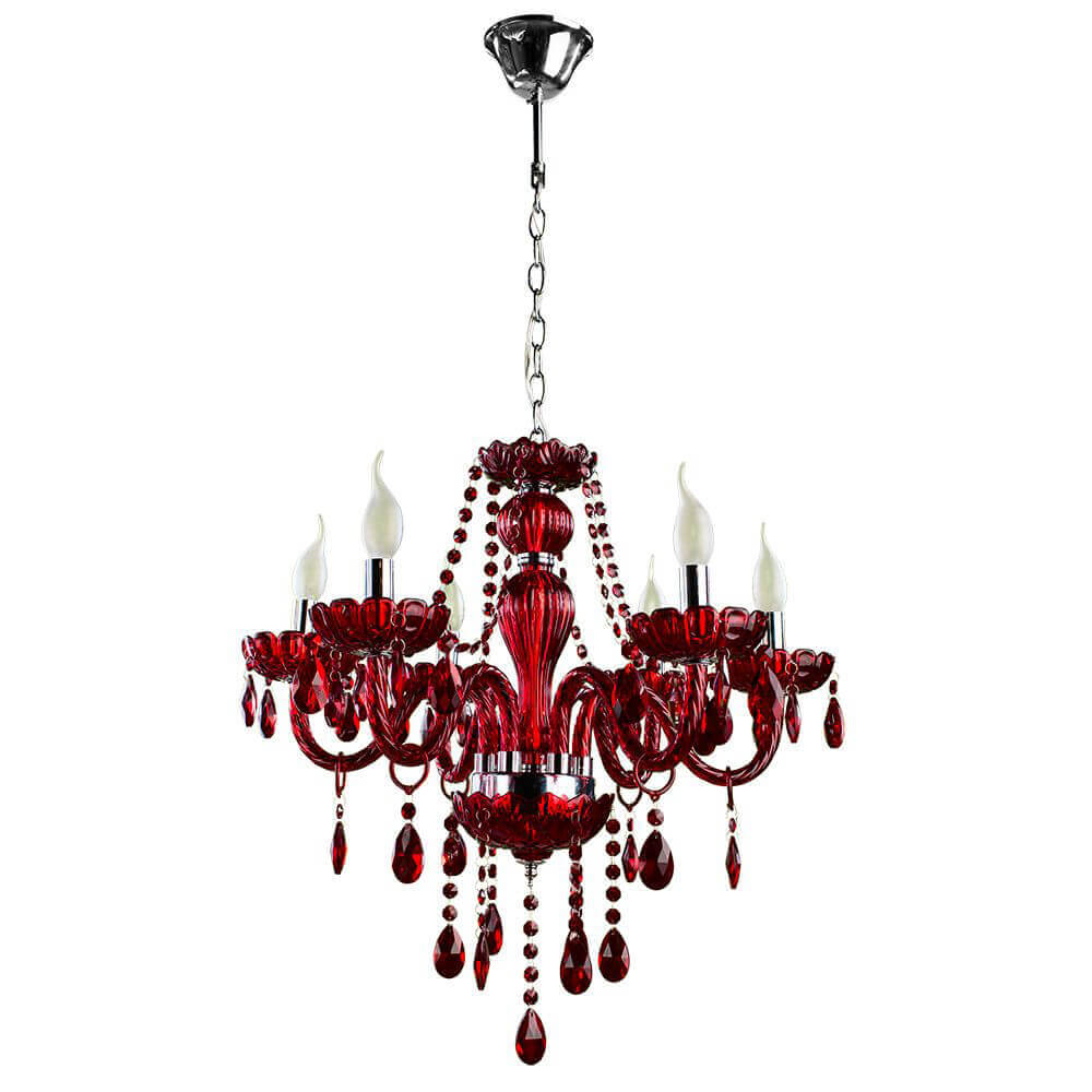 

Люстра Arte Lamp, Красный, A3964LM-6RD Teatro
