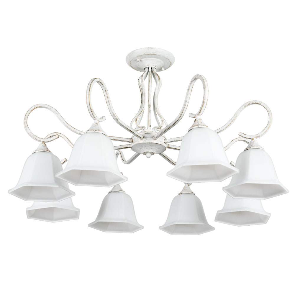 

Потолочная люстра Arte Lamp Merry A2714PL-8WG, Белый, A2714PL-8WG Merry
