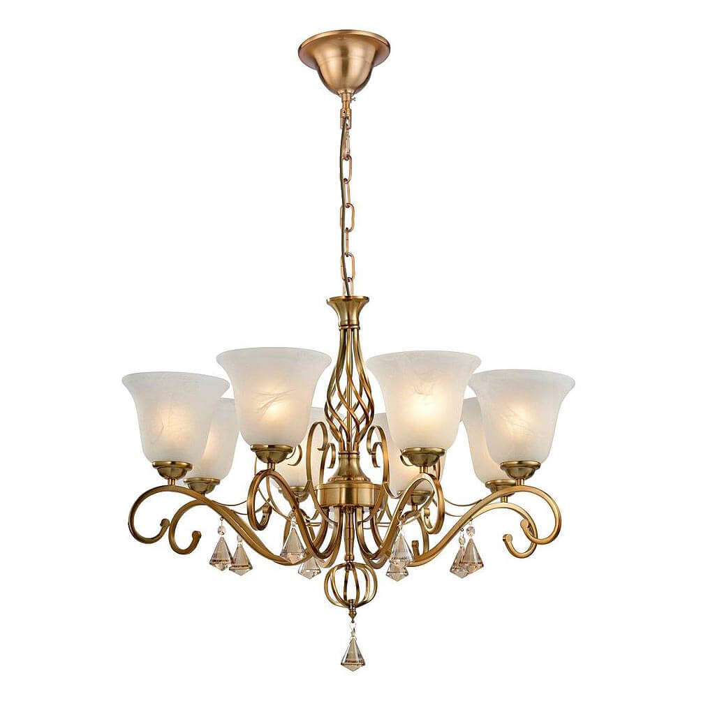 

Люстра Arte Lamp, Белый, A8391LM-8PB Cono