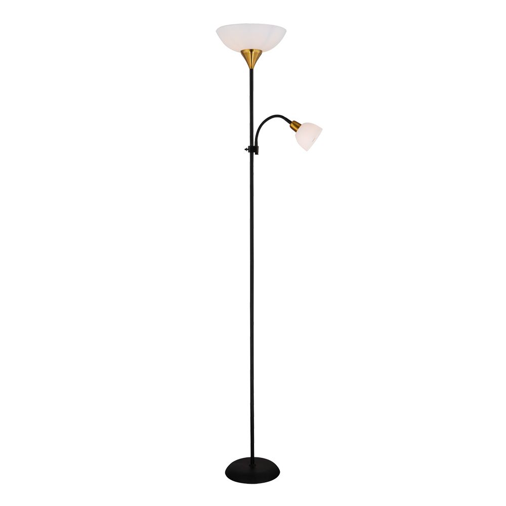 

Торшер Arte Lamp Duetto A9569PN-2BK, Белый, A9569PN-2BK Duetto
