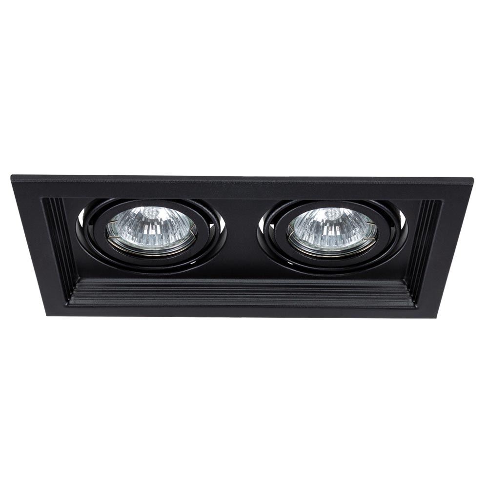 

Встраиваемый светильник Arte Lamp Canis A6661PL-2BK, Черный, A6661PL-2BK Canis