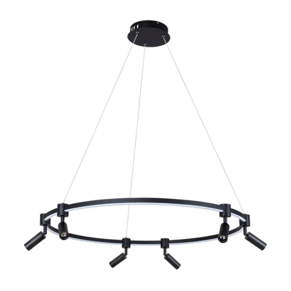 

Подвесная светодиодная люстра Arte Lamp Ring A2186SP-1BK, Черный, A2186SP-1BK Ring