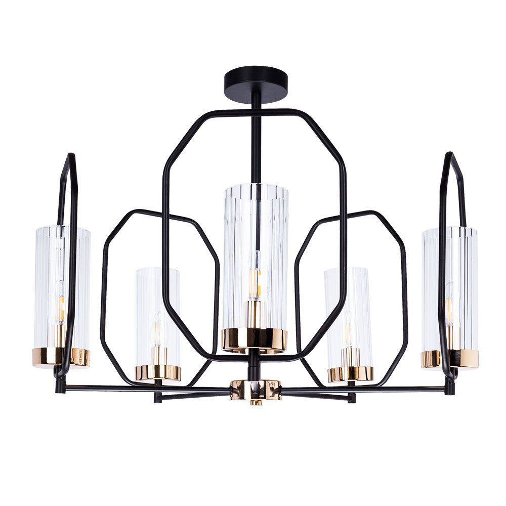 

Подвесная люстра Arte Lamp Celaeno A7004PL-5BK, Черный, A7004PL-5BK Celaeno