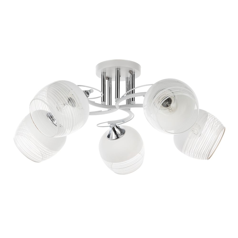 

Потолочная люстра Arte Lamp Atria A4121PL-5WH, Белый, A4121PL-5WH Atria