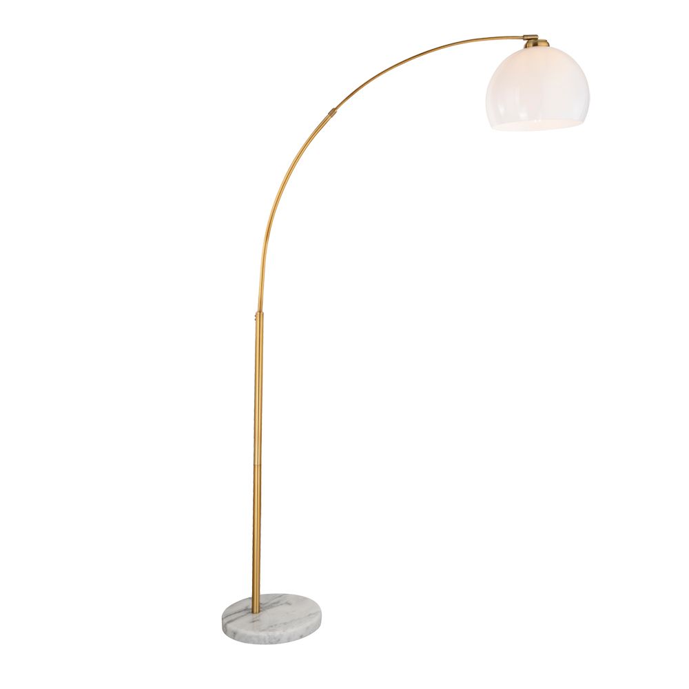 Изогнутые Торшер Arte Lamp Paolo A5822PN-1PB